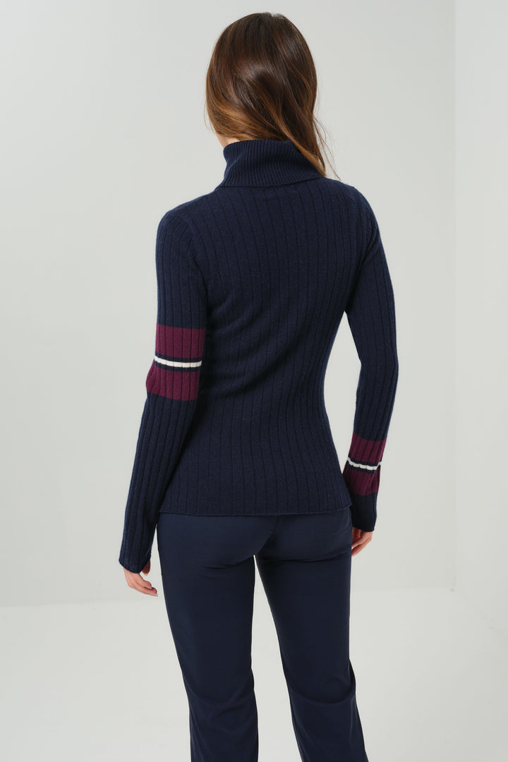Lourdes Cashmere Turtleneck Sweater