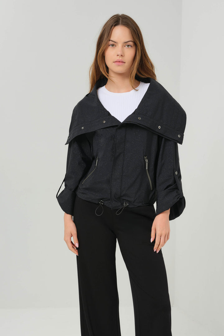 Casey Cropped Lightweight Windbreaker