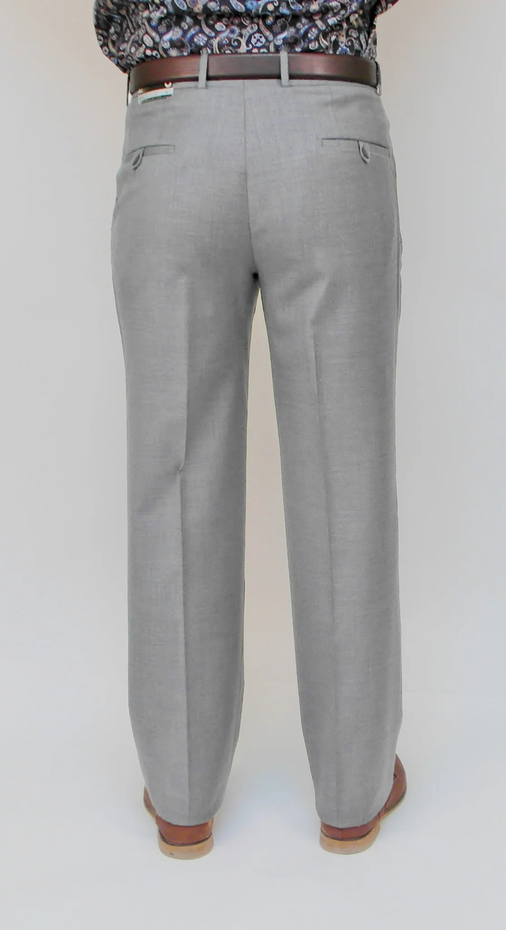 Wool Dress Pant - Classic Fit - Light Grey