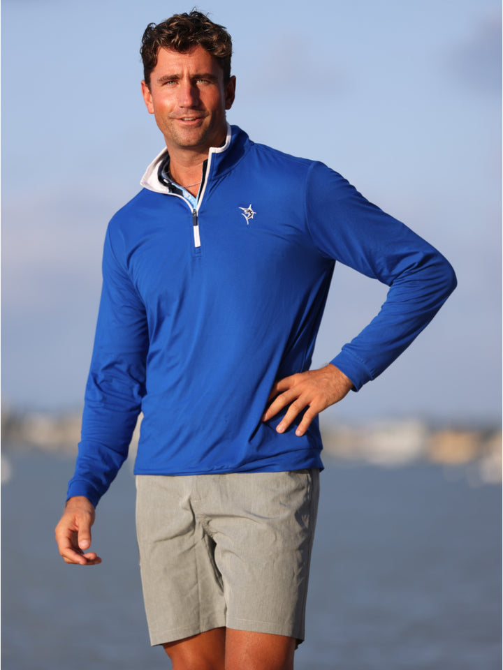 Long Beach Quarter Zip Ultra Soft Lightweight