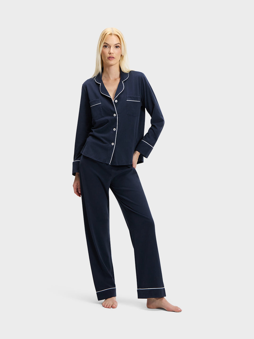 LONG SLEEVE PAJAMA SET: NIGHTCAP