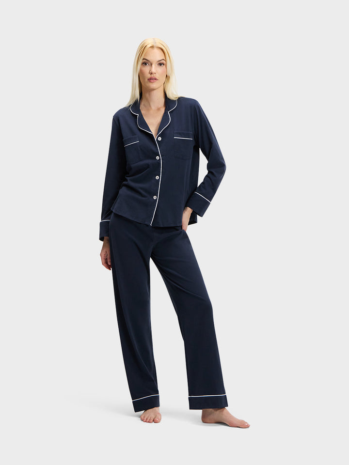 LONG SLEEVE PAJAMA SET: NIGHTCAP