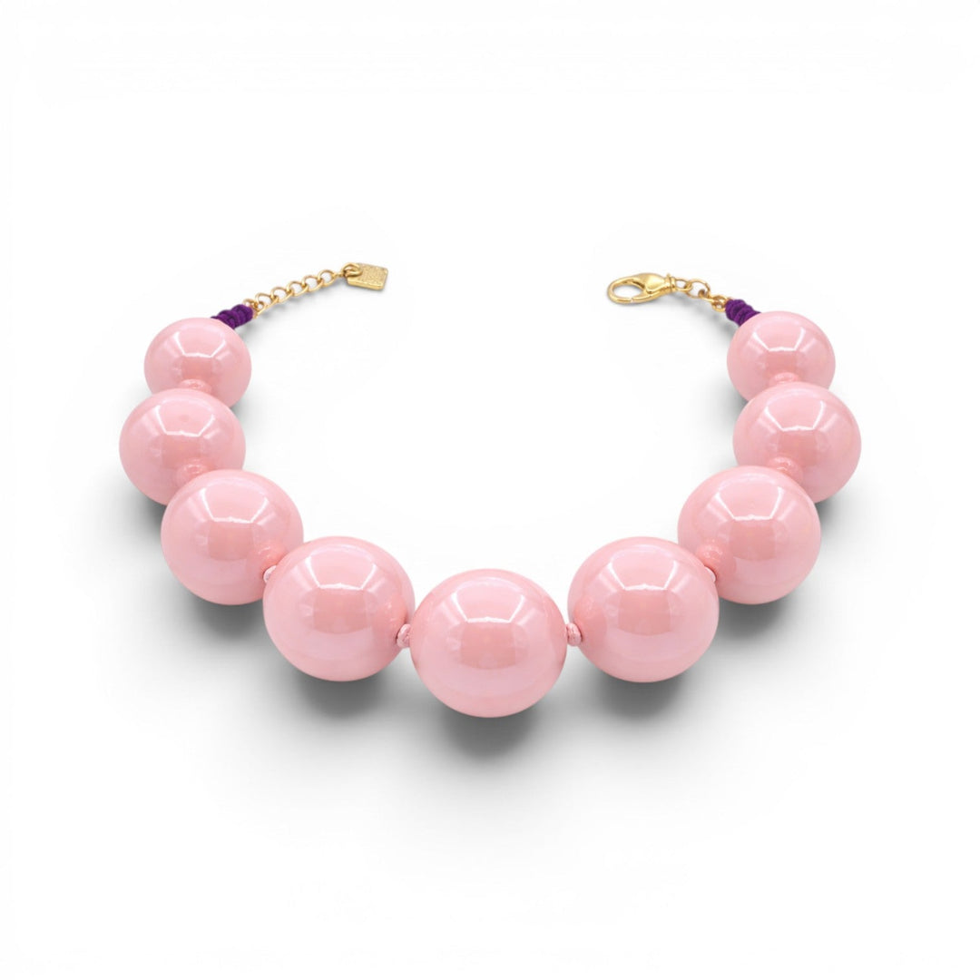 Lucy Pink Gumball Necklace