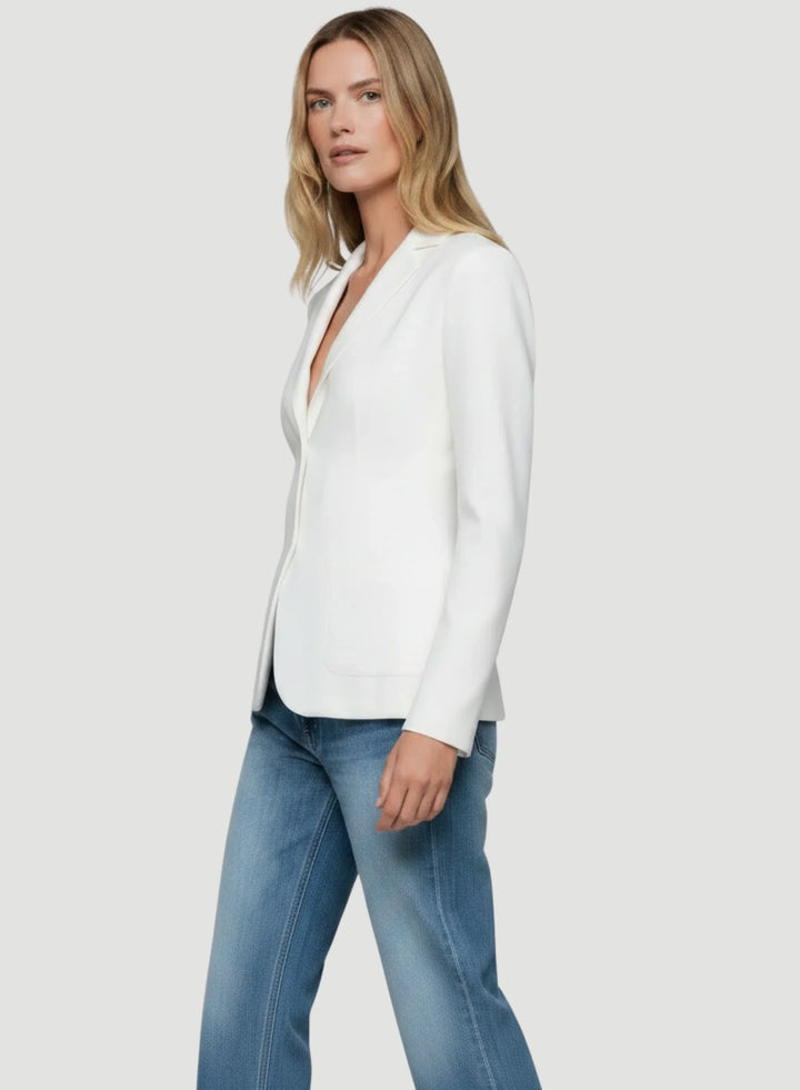 Soft Touch Two Button Blazer - JACKET - Majestic Filatures North America