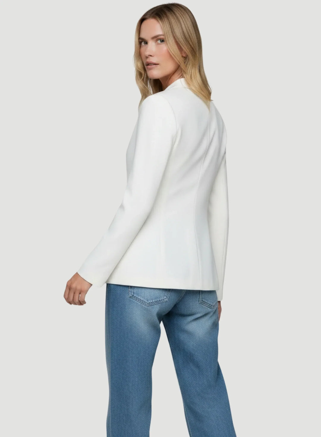 Soft Touch Two Button Blazer - JACKET - Majestic Filatures North America