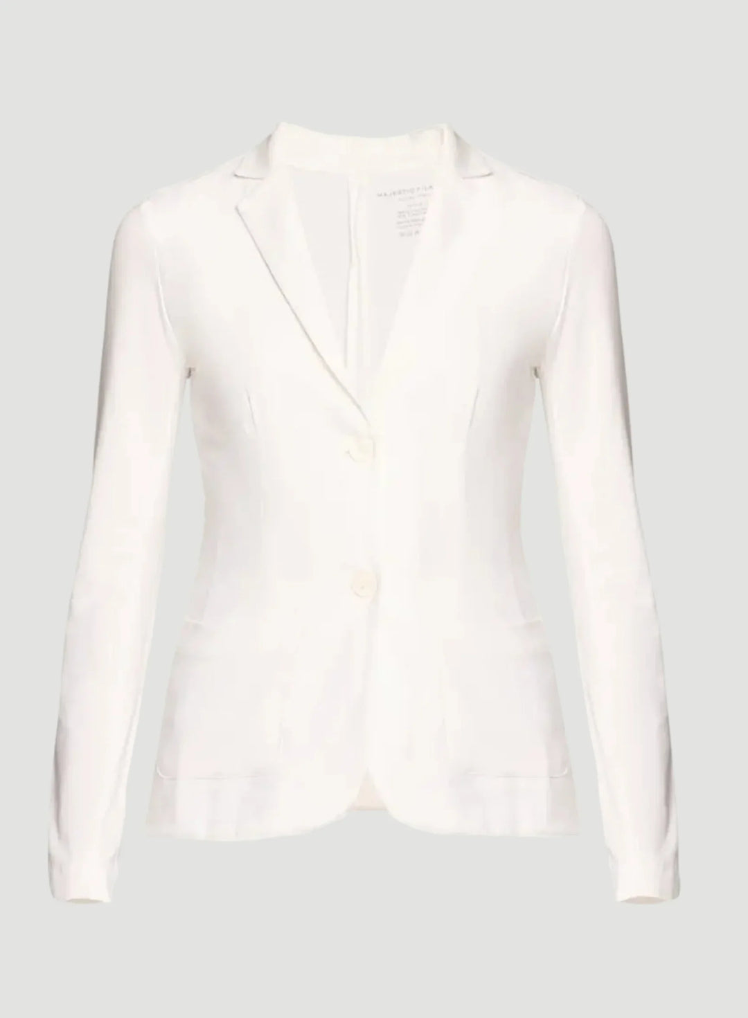 Soft Touch Two Button Blazer - JACKET - Majestic Filatures North America