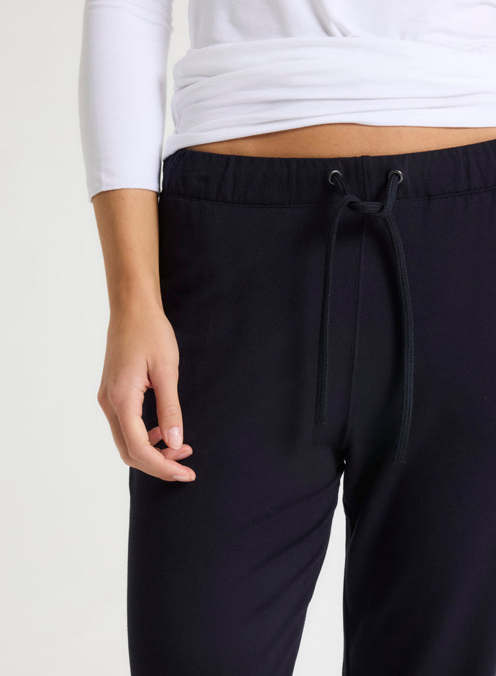 Daphne Viscose / Elastane Cuffed Trousers - Marine