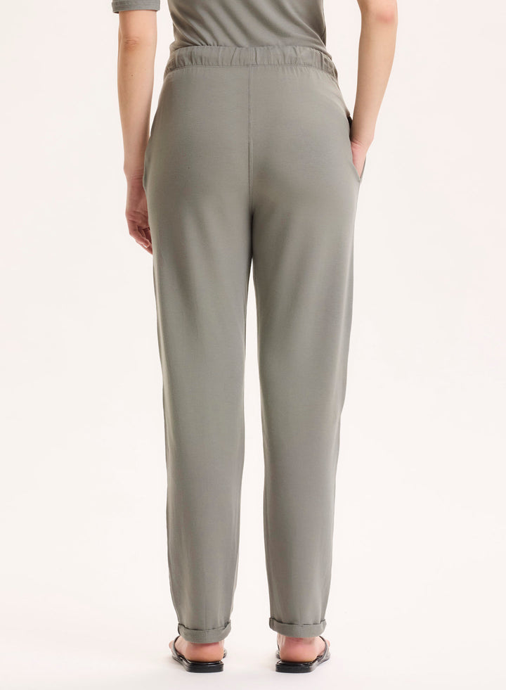 Cropped Trouser - Kaki Army