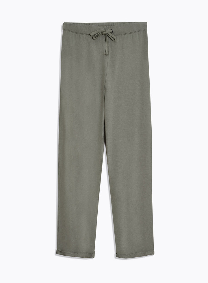 Cropped Trouser - Kaki Army
