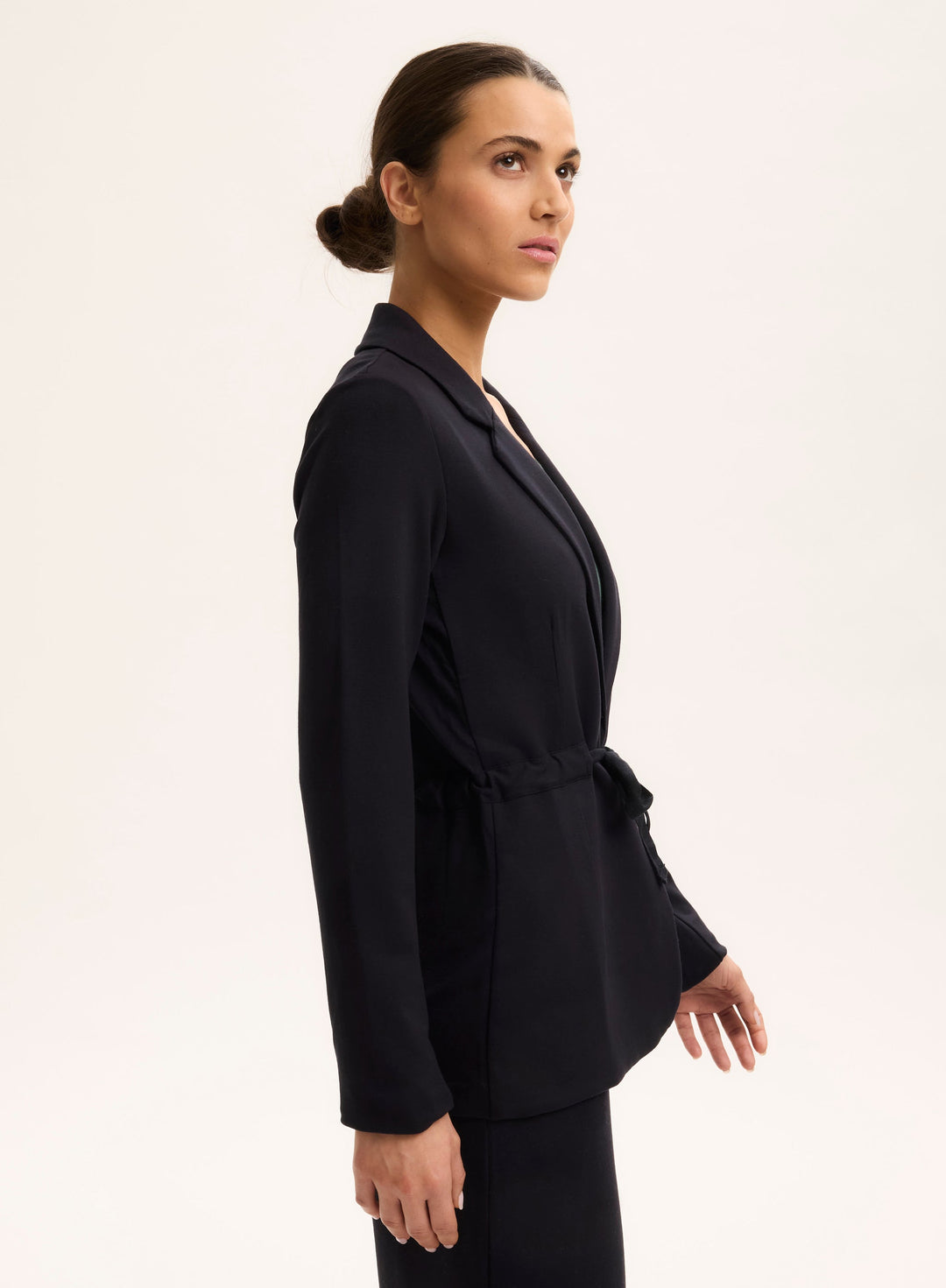 Long Sleeve French Terry Jacket - Marine