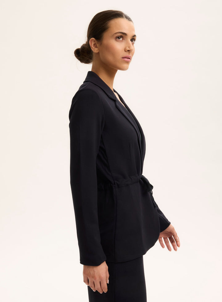 Long Sleeve French Terry Jacket - Marine