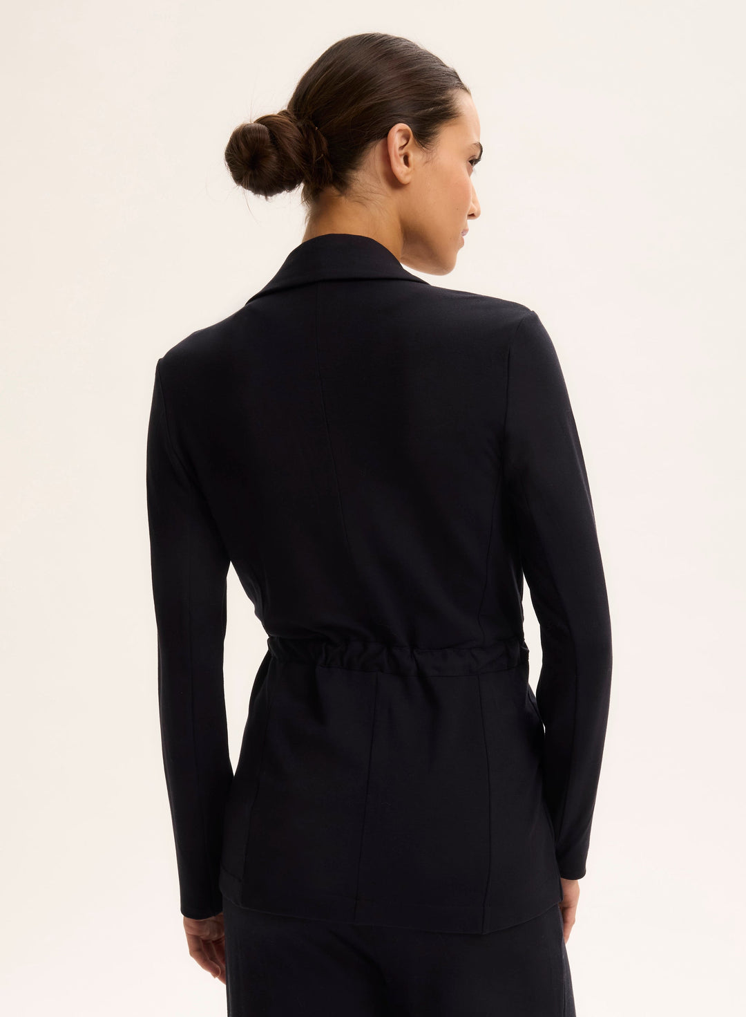 Long Sleeve French Terry Jacket - Marine