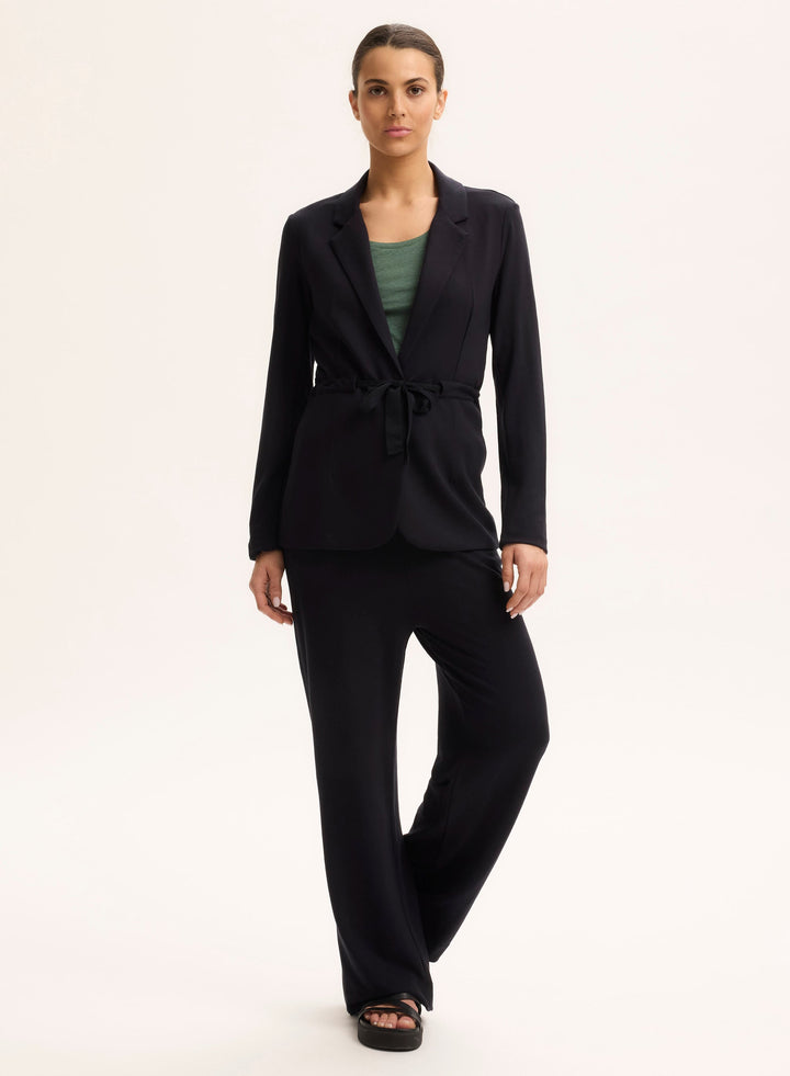 Long Sleeve French Terry Jacket - Marine