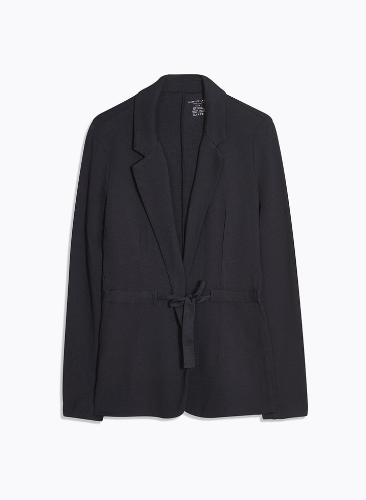 Long Sleeve French Terry Jacket - Marine