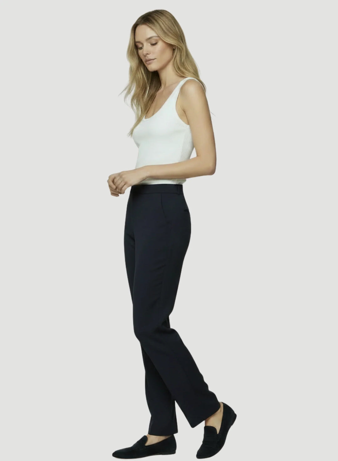 French Terry Wide Leg Pant
