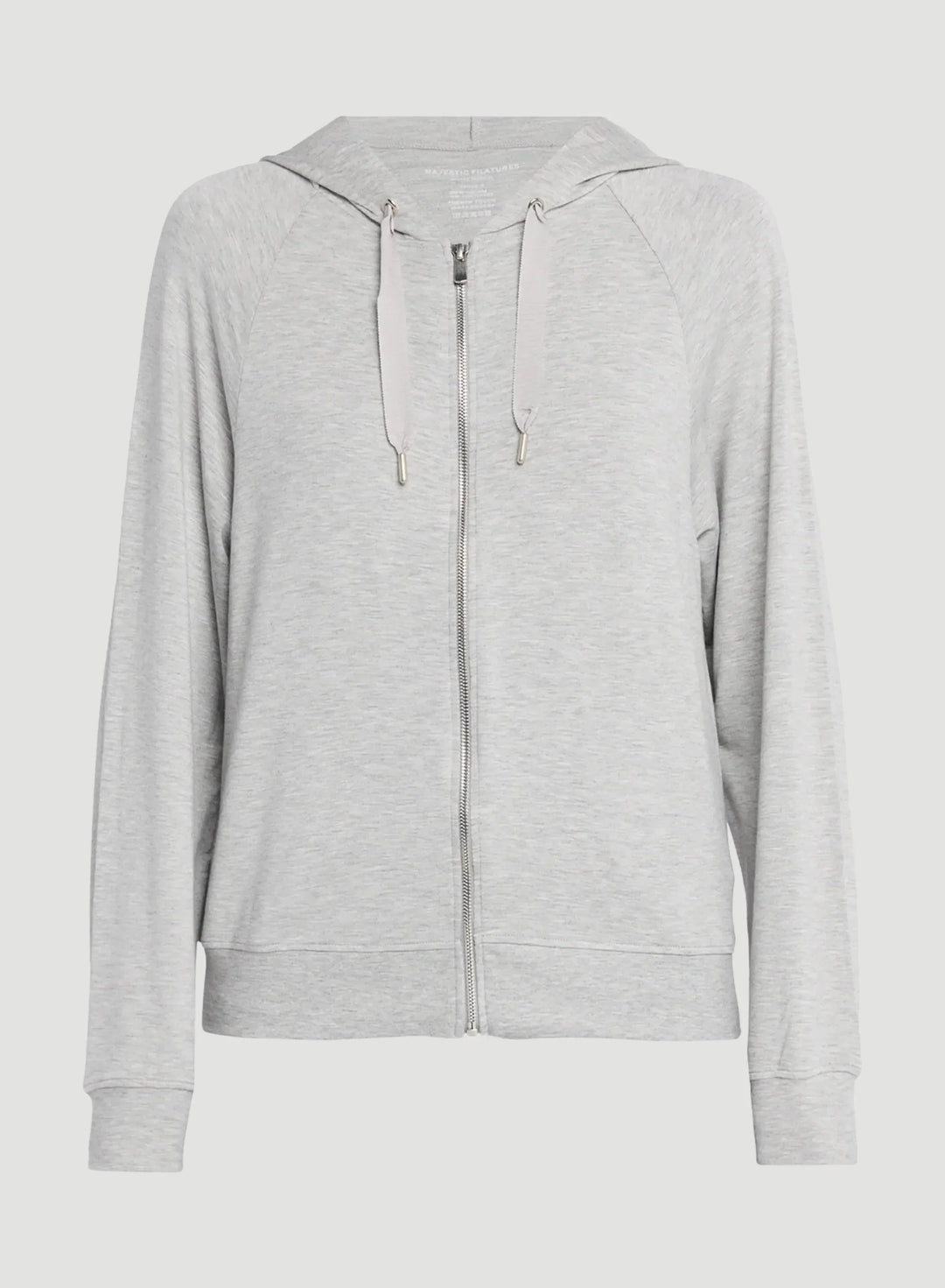 French Terry Looped Interior Zip Front Hoodie - CREWNECK L/S - Majestic Filatures North America