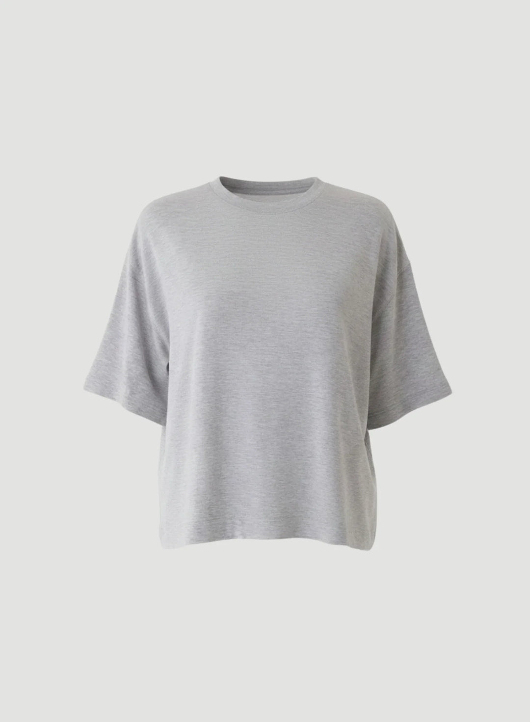 French Terry Semi Relaxed Short Sleeve Crewneck