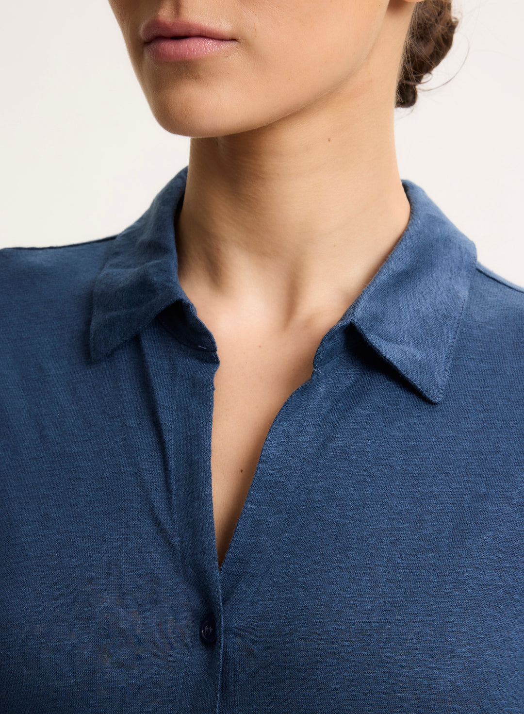Linen 3/4 Sleeves Shirt