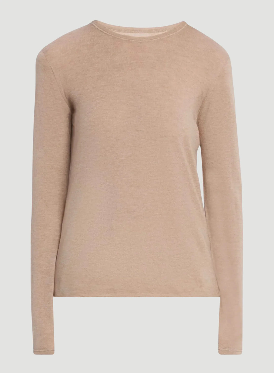 100% Machine Washable Cashmere Long Sleeve Crewneck T-Shirt - CREW L/S - Majestic Filatures North America