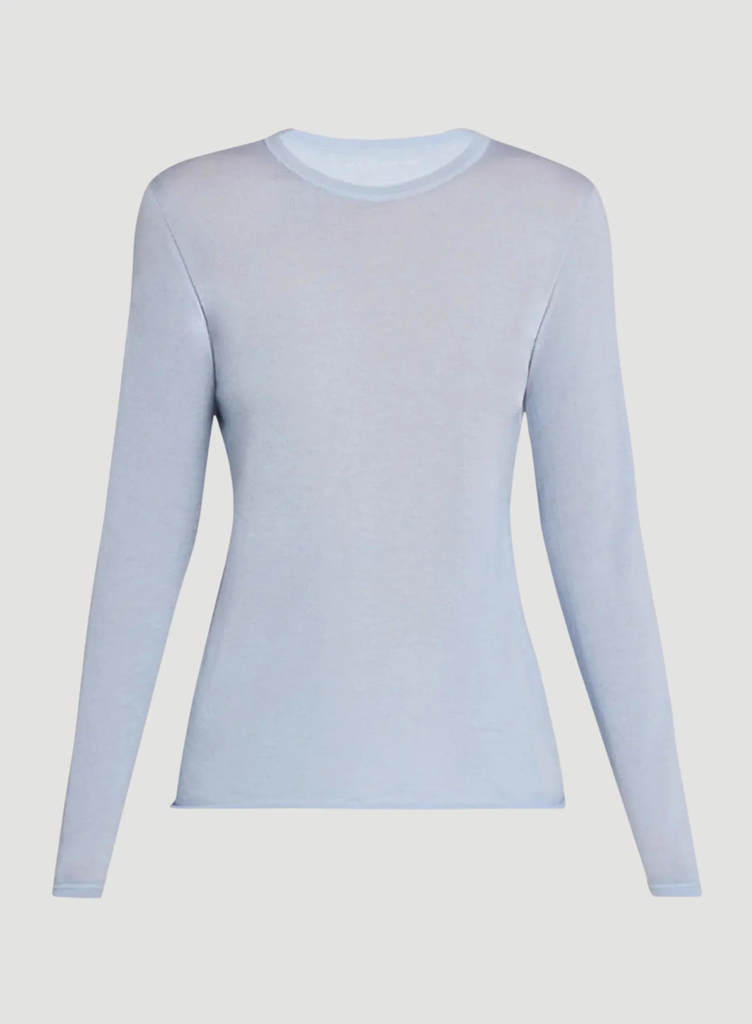 100% Machine Washable Cashmere Long Sleeve Crewneck T-Shirt - CREW L/S - Majestic Filatures North America