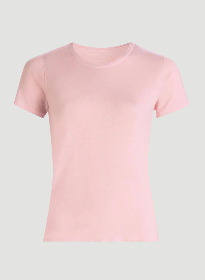 100% Machine Washable Cashmere Short Sleeve Crewneck T-Shirt - CREW S/S - Majestic Filatures North America