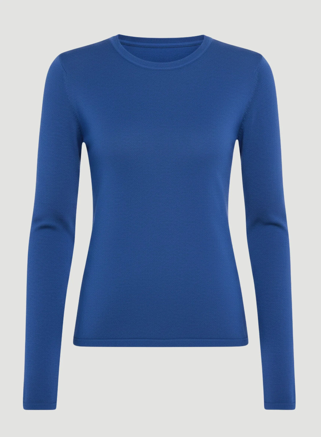 100% Machine Washable Cashmere Long Sleeve Crewneck T-Shirt - CREW L/S - Majestic Filatures North America