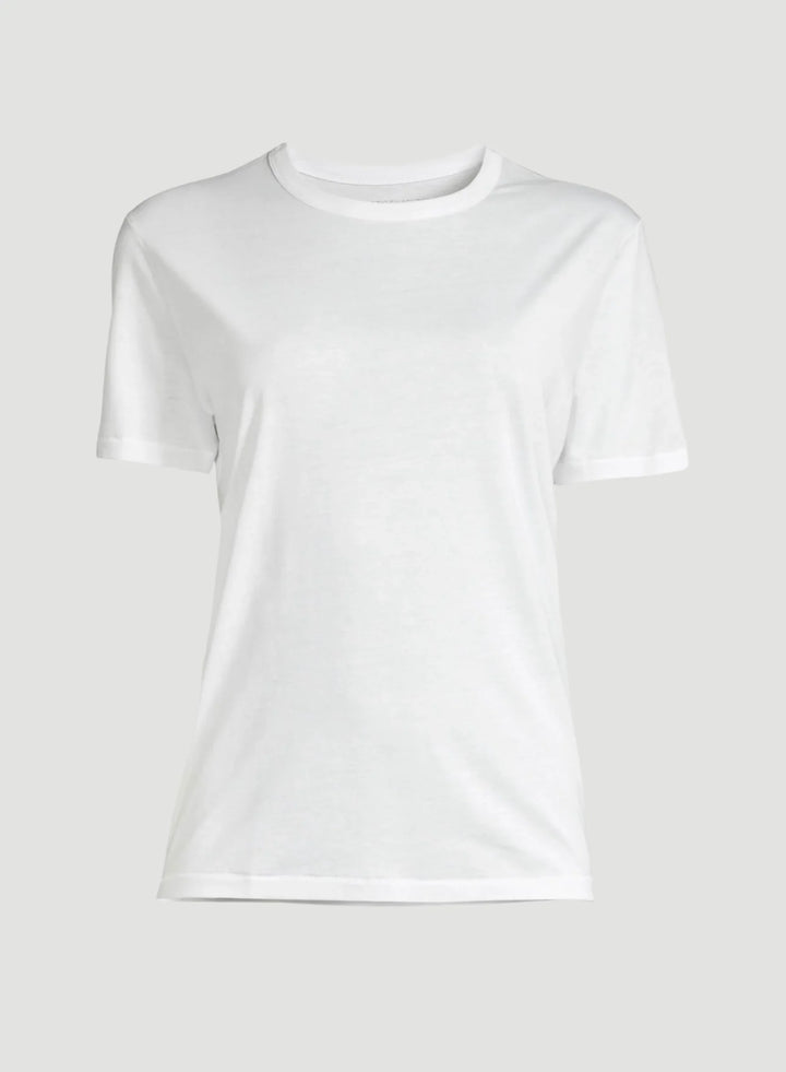 Lyocell Cotton Short Sleeve Semi Relaxed Crewneck T-Shirt