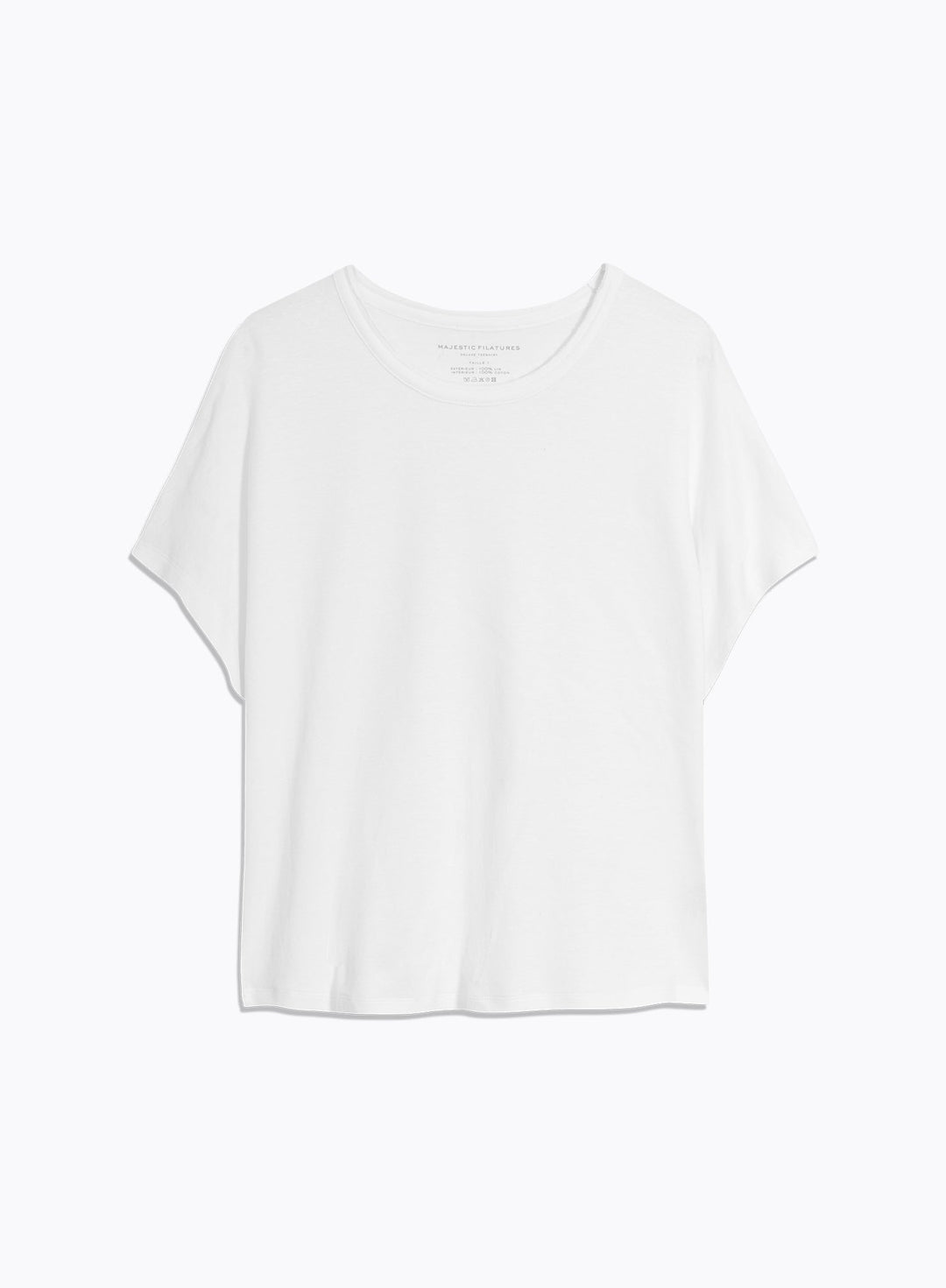 Short Sleeve Round Neck Linen / Organic Cotton T-shirt