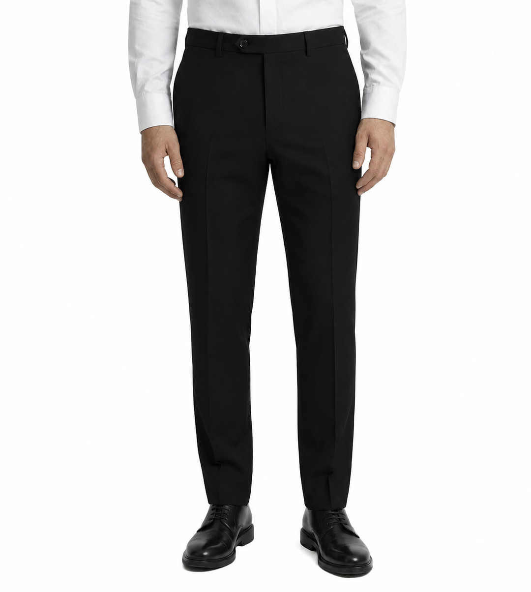 Super 140s Wool Suit - Black