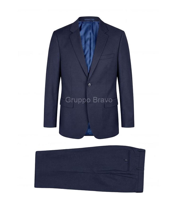 Mantoni M40901-2A navy Super 140's wool suit