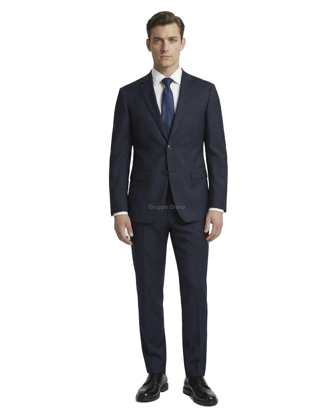 Mantoni M40901-2A navy suit - detail