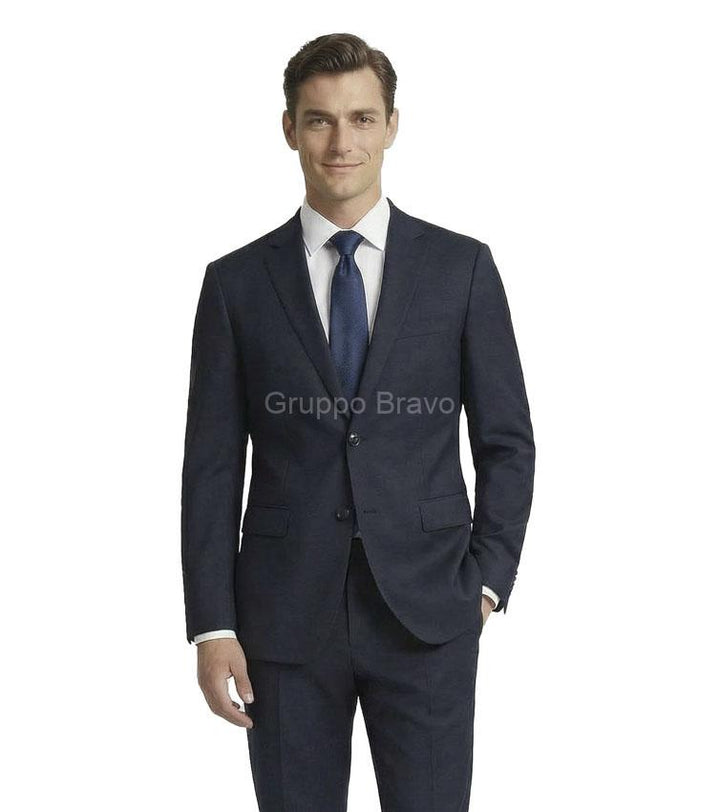 Mantoni M40901-2A navy suit - detail
