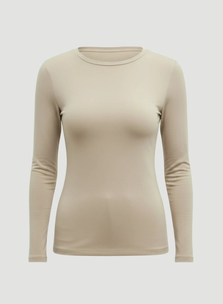 Ultra Sculpting Jersey Long Sleeve Crewneck