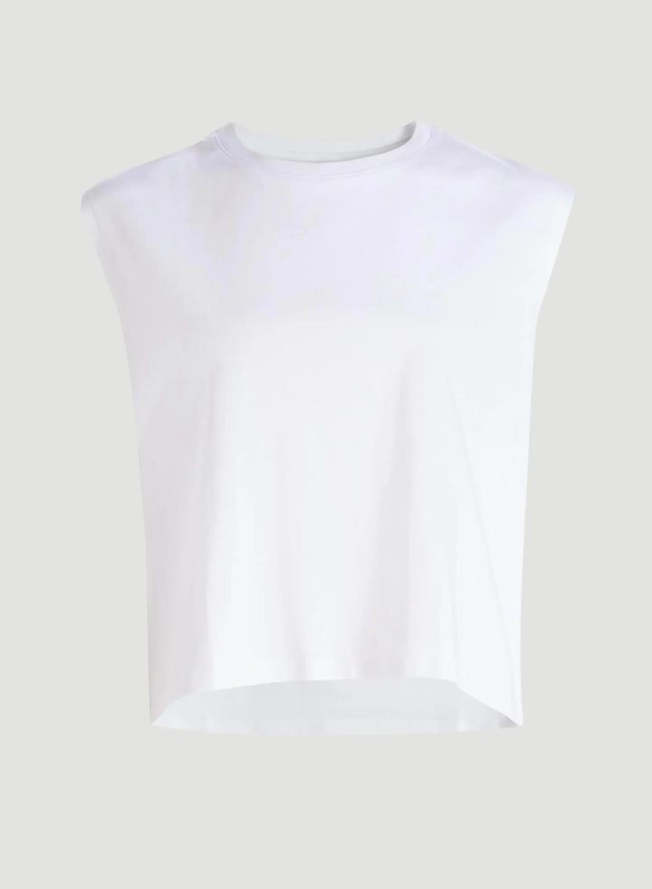 Supima Cotton Sculpted Shoulder Tank