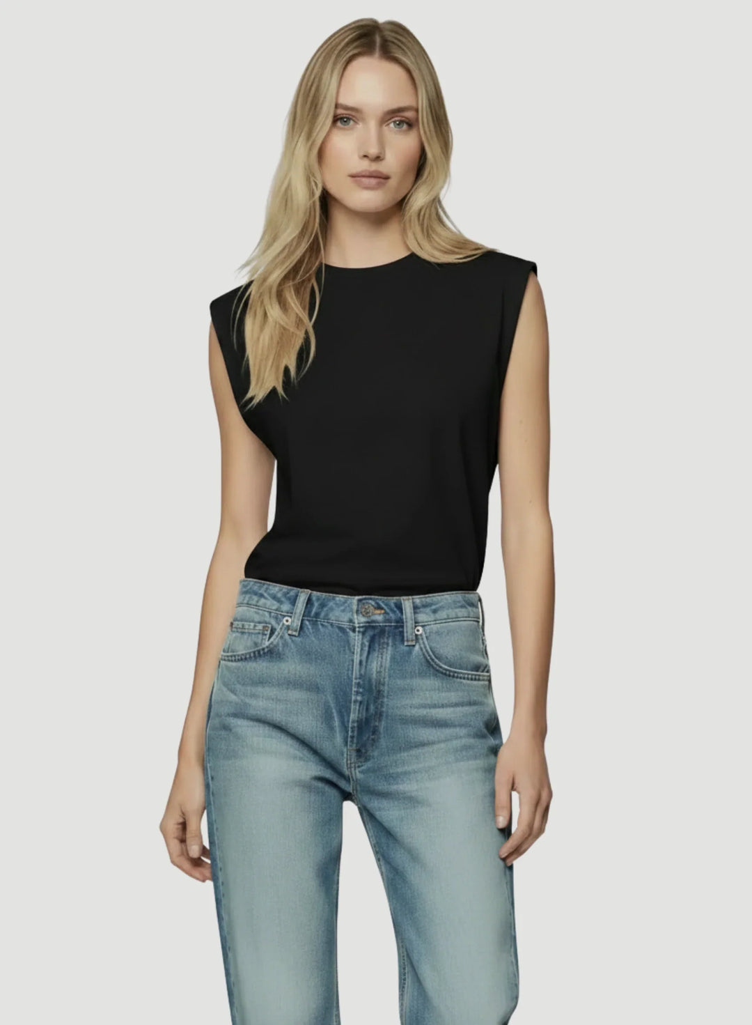Supima Cotton Sculpted Shoulder Tank