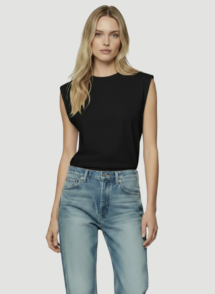 Supima Cotton Sculpted Shoulder Tank