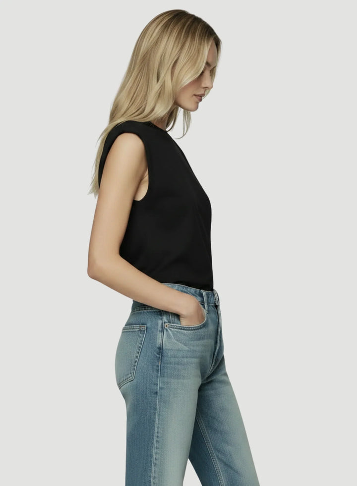Supima Cotton Sculpted Shoulder Tank