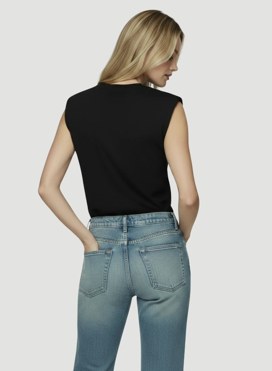 Supima Cotton Sculpted Shoulder Tank