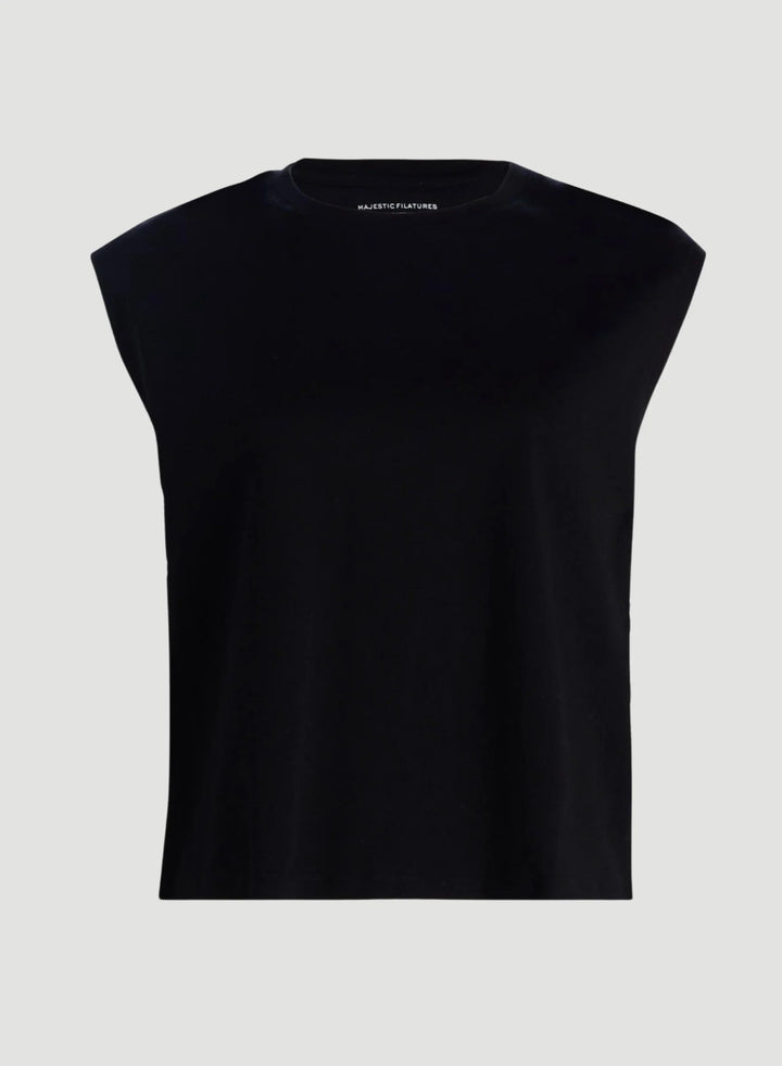 Supima Cotton Sculpted Shoulder Tank