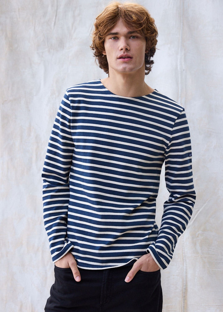 MERIDIEN MODERNE - Original Breton Shirt(NAVY / ECRU)