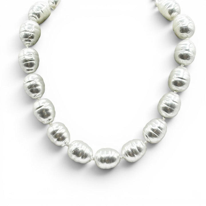 Marion Glass Baroque Pearl 16In Necklace