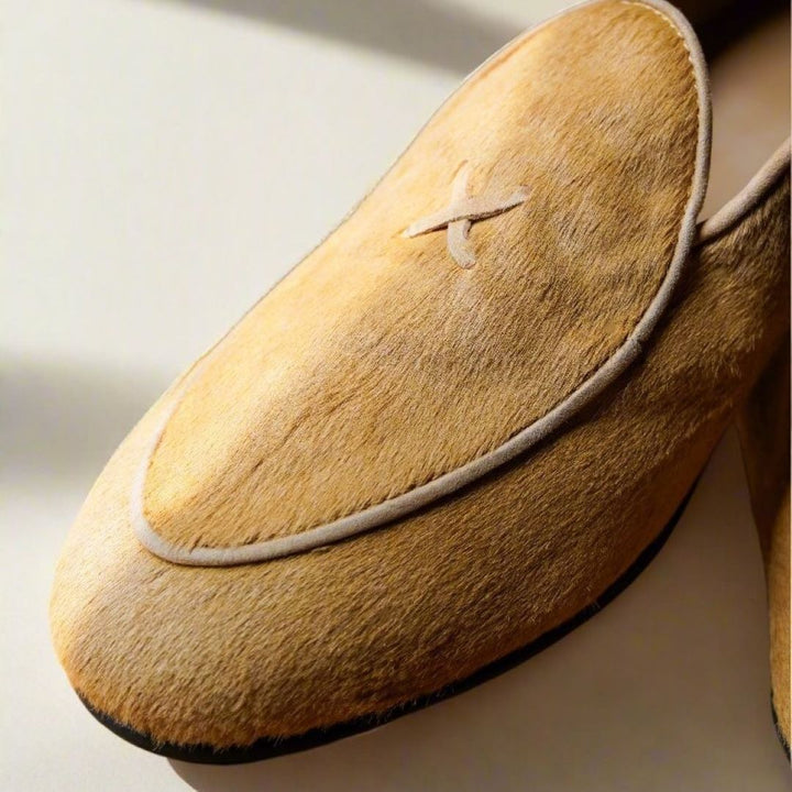Women's Camel Pony Hair Milano Loafer