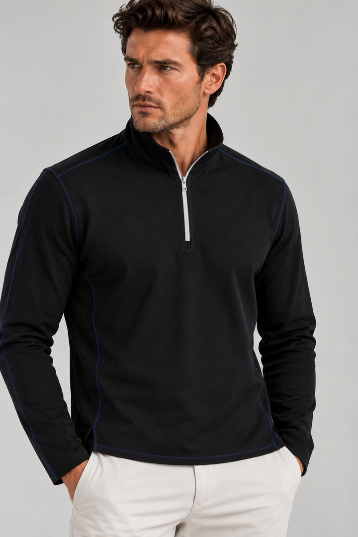 Buki Travel Half Zip - Black