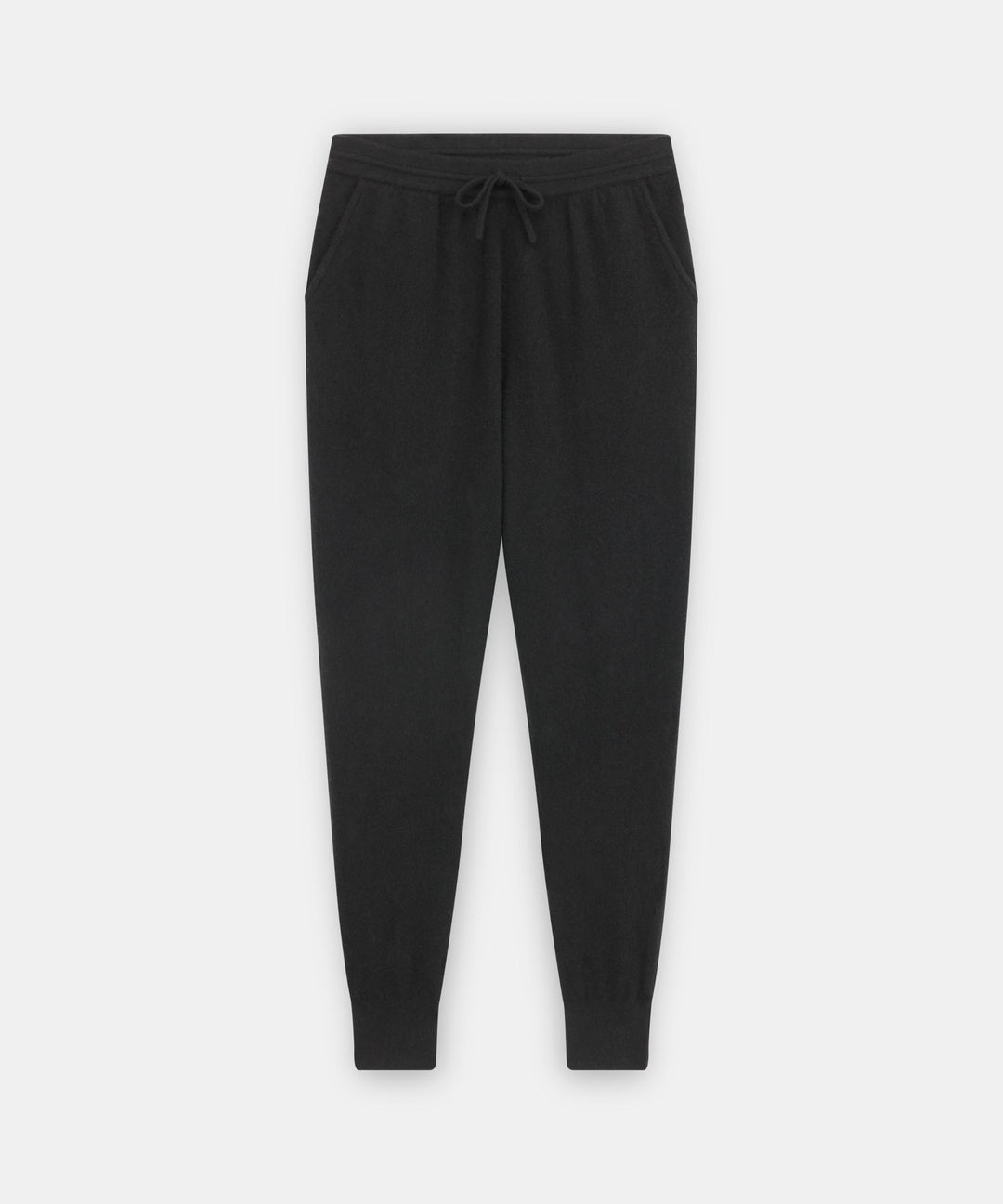 NAADAM Signature Cashmere Jogger - Black flat