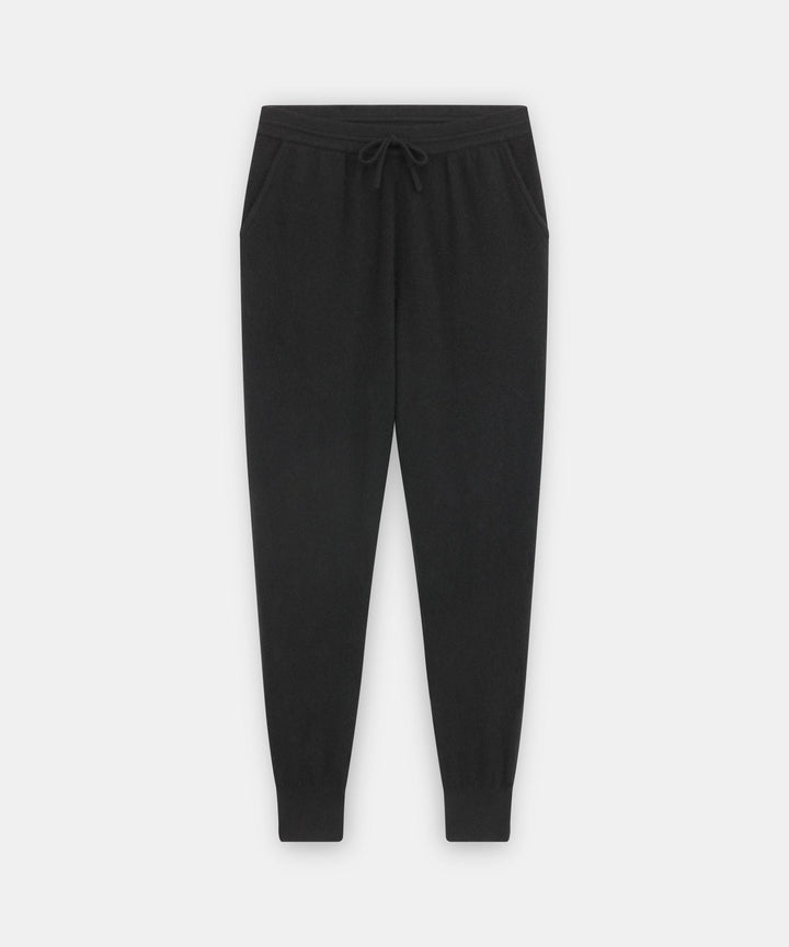 NAADAM Signature Cashmere Jogger - Black flat