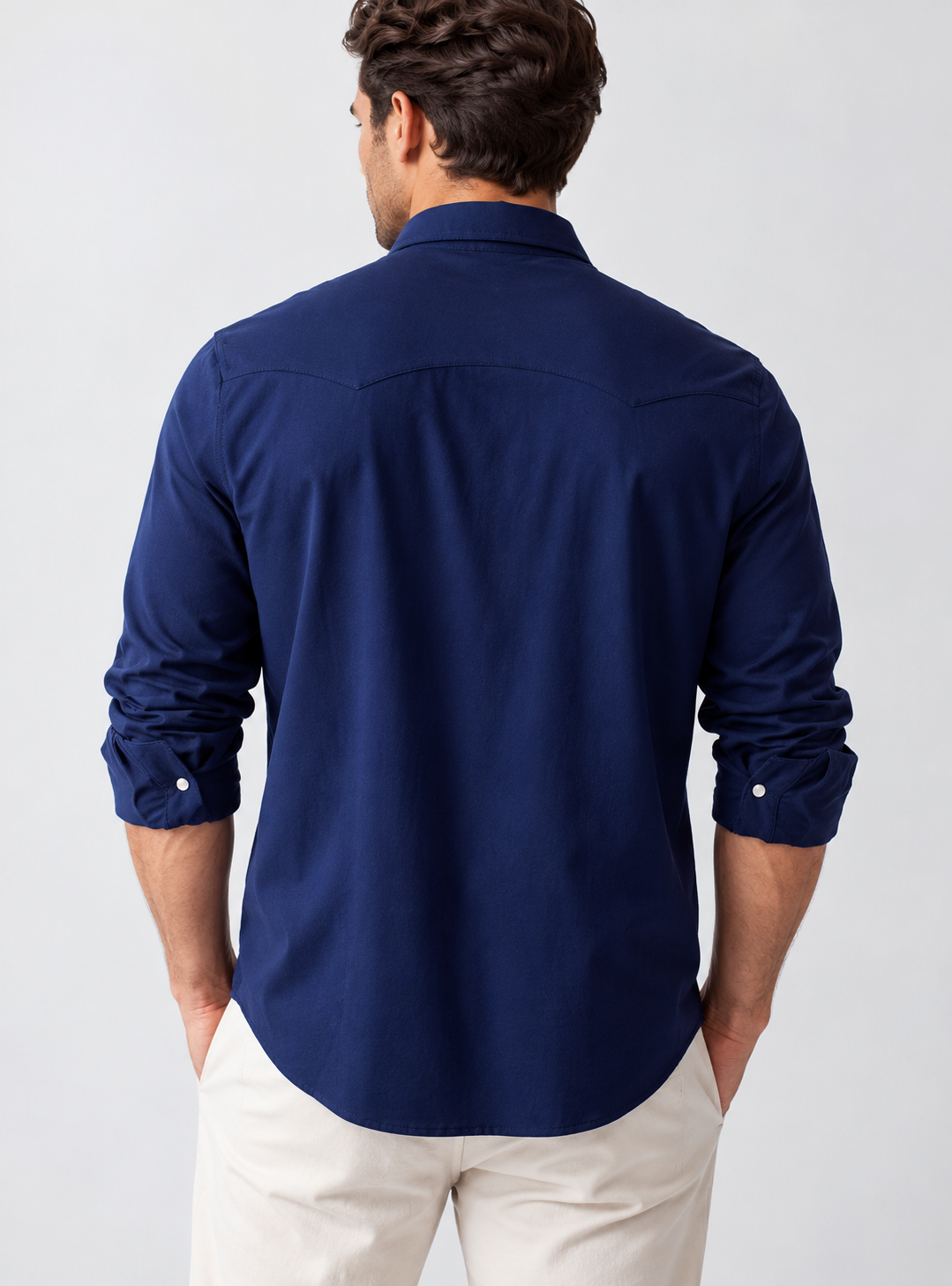 Buki’s Western Tech Shirt - Navy