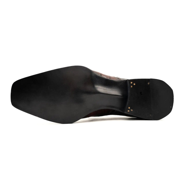 Nile Croc Buckle Wingtip Derby