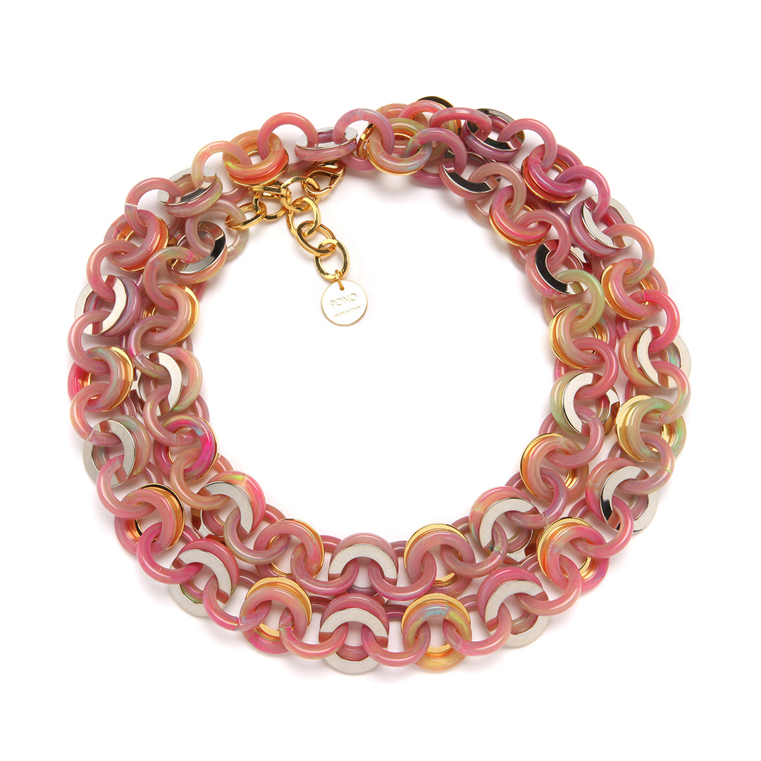 Sea Chain Necklace Flamingo