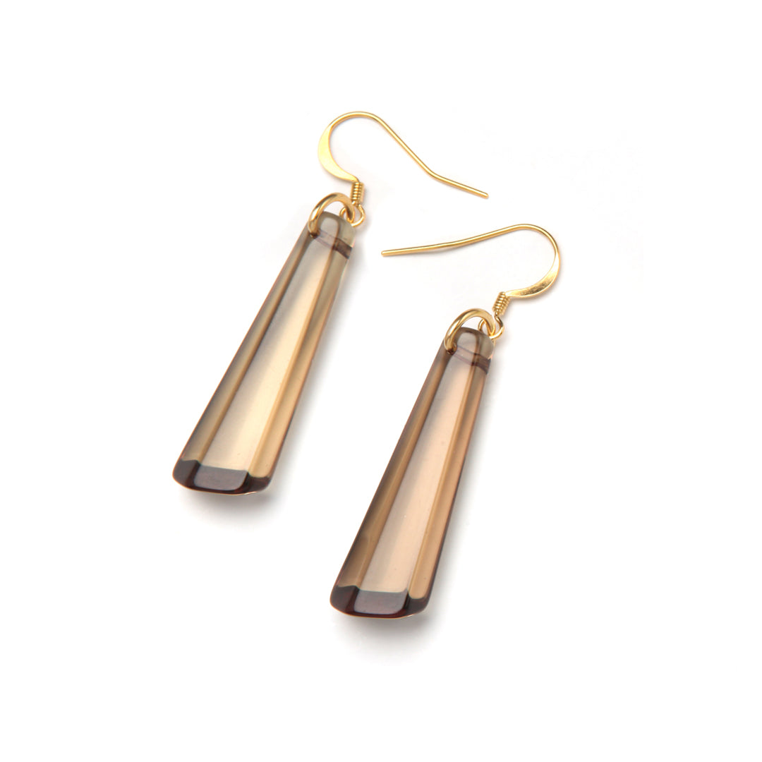Crystal Drop Earring Kelp