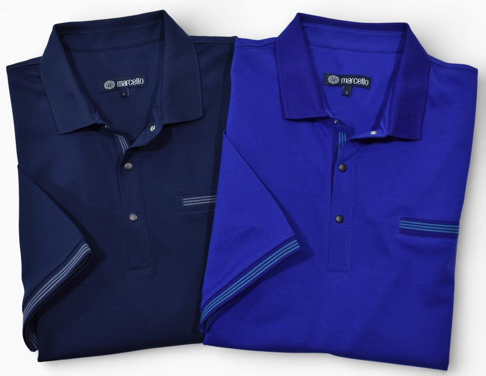 Marcello snap polo.